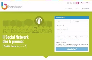BeShare - Il Social Network che ti premia!